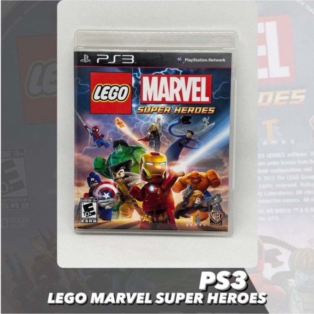 EUC PS3 Lego Marvel Super Heroes Video Game